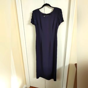 Donna Morgan Gown - Navy Blue - Size 8